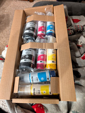 Epson EcoTank 582 Inkjet Refill Bottle Set 582 Black Cyan Magenta Yellow 2 Sets picture
