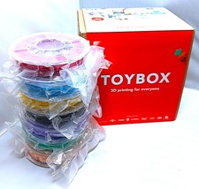 Toybox Alpha 2 3D Printer + 7 Printer Food Filaments One Touch Kids NEW picture