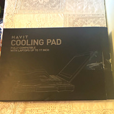 HAVIT HV-F2056 Laptop Cooling Pad, 3 Fans USB-Powered, Up to 17in Black/Red picture