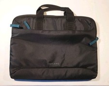Tucano 14.5 X 10.5 Approx Notebook/Laptop Shoulder Or Handle Bag (black/teal)  picture
