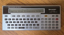 Free shipping Great condition SHARP PC-1500A, tested working picture
