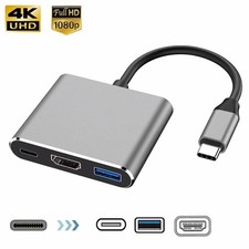 3 In 1 Usb-C Usb Hub Male To Female Hdmi-Compatible 4k Usb 3.1 Type-C To Usb 3.0 picture
