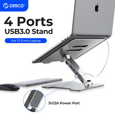 ORICO Laptop Stand with USB HUB SD Ports Aluminum Foldable Laptop Cooling  Stand picture