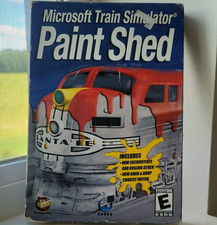 Microsoft Train Simulator Paint Shed Painting Software PC CD FS picture