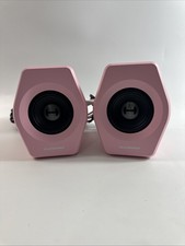 Edifier G2000 RGB Gaming Computer Speakers USB AUX Bluetooth Tested Works PINK picture
