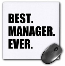 3dRose Best Manager Ever - worlds greatest managerial worker - fun job pride Mou picture