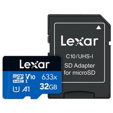 Lexar Lsdmi32Gbbnl633A High-Performance Blue Series 633X Microsdhc/Microsdxc Uh picture
