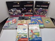 Lot of 9 Atari 400/800 Computer Games In Boxes With Manuals UNTESTED As Is picture