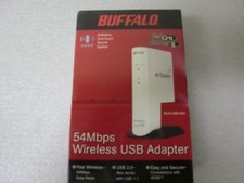 Buffalo Wireless USB Adapter 54 Mbps WLI2-USB2-G54 Airstation AOSS - New/Sealed picture