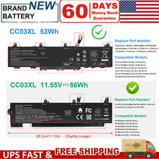 56/53Wh CC03XL Battery For HP EliteBook 830 835 840 G7 G8 ZBook Firefly 14 G7 G8 picture