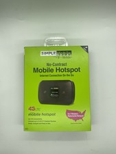 Simple Mobile Moxee 4G LTE Prepaid Mobile Hotspot Locked Black 256MB  picture
