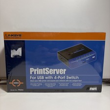 Cisco Linksys PSUS4 PrintServer for USB with 4-Port Switch NEW SEALED NIB picture