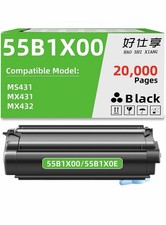 20000 Pages  55B1X00 55B1X0E Black Toner Cartridge for Lexmark MX 431adn 432adwe picture