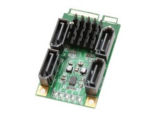 SYBA SI-MPE40125 4 Port SATA III Mini PCI-e Expansion Card Marvel 9215 Chipset picture