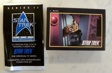Star Trek Anniversary Trading Cards TOS Series II Blue Odd Numbered Set picture