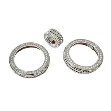 Bling Rhinestone Cover Car Accessories Compatible with Lexus ES RX NX LM GX R... picture