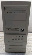 VINTAGE DESKTOP COMPUTER Tower A Open Tested See Pictures  picture
