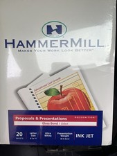 Hammermill Proposal and Presentations Gloss Bond 8.5x11 20ct INKJET -Photo Paper picture