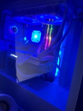 White custom gaming pc, i7-11700k,  zotac 3060 AMP , 32gb ram ddr4 corsair picture