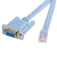 StarTech DB9CONCABL6 6ft RJ45 to DB9 Cisco Console Management Router Cable - M/F picture