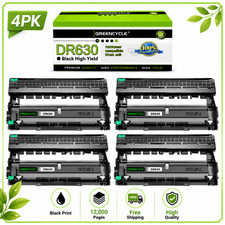 4 Pack DR630 Drum Unit Compatible with Brother DCP-L2520DW DCP-L2540DW HL-L2300D picture