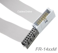 14-Pin (2x7) 2.54mm-Pitch Male/Female 14-wire IDC Flat Ribbon Extension picture