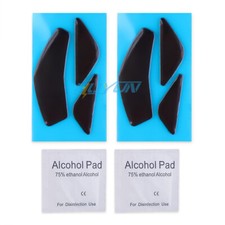 2 Sets Black Rounded Curved Edges Mouse Feet Skates for SteelSeries Rival 600 picture