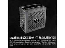 Thermaltake Smart BM3 650W 80Plus Bronze ATX 3.0 & PCIE 5.0 Ready Semi-Modular picture