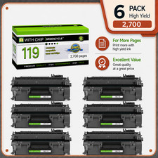 6 PACK Toner 119A for Canon 119 imageClass MF6160dw MF414dw MF5950dw MF5960dn picture