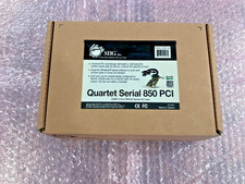 Siig Quartet Serial 850 PCI 16850 4-Port RS232 Serial I/O Card JJ-P04111-S6 NIB picture