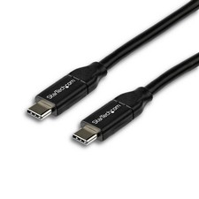 StarTech 6.6ft (2m) USB-C Fast Charging Cable, Charge/Sync, 6 ft / 2m, Black picture