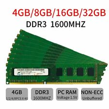 32GB 16GB 8GB 4G PC3-12800 DDR3-1600 Desktop RAM Intel CPU Memory For Micron LOT picture