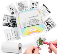 Portable Mini Inkless Sticker Maker Machine, Mini Bluetooth Thermal Label picture