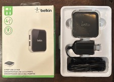 Belkin International Inc F4U020Tt Usb 2.0 4-Port Hub Unsealed Unused New picture