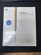 Apple Works 6 Version 6.2 (M9057Z/A) Read/Write Microsoft Word/Excel New Sealed picture