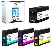 4Pack Compatible HP 711 Ink Cartridges for HP DesignJet T120 T125 T130 T520 T530 picture