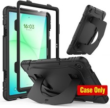 Heavy Duty Black Case for Samsung Galaxy Tab A11+/A11 Plus with Kickstand & Prot picture