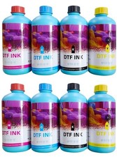 8 x PREMIUM QUALITY COMPATIBLE DTF BULK INK REFILL FOR EPSON ( C-Y-M-K) 8 LITERS picture