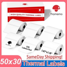 Sticker Paper Self-Adhesive Label for Phomemo M110 Bluetooth Pocket Printer lot picture