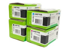GENUINE 4-Pack Lexmark High Yeild Toner Kit for XC4240, XC2240 1B,1C,1Y,1M picture