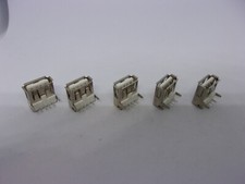 5 Pcs Pack Lot Standard USB 2.0 90 Degrees 4 Pins Type A Female Jack Socket Port picture