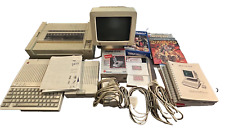 Vintage Apple IIc Computer A2S4000 w/ Monitor, Image Writer, Games, Manuals picture