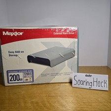 Maxtor 3100 / 200GB Easy Add On Storage External Hard Drive 7200 RPM USB 1.1 & 2 picture