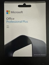 Microsoft Office 2021 Professional Plus - New Factory Sealed Retail Card picture