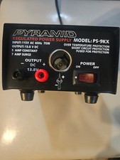 Pyramid Model PS9KX 13.8 V. DC Compact Bench Power Supply 5A picture