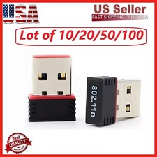 LOT x Realtek RTL8188 USB WiFi 802.11B/G/N Adapter Mini Wireless Network Dongle picture