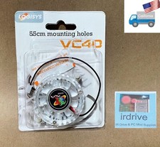 NEW Logisys VC40 40mm 2pin VGA Card Cooler fan w/ 55mm Mounting Holes + Paste picture