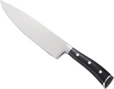US Shipping,Classic 8-inch Chef’s Knife with Three Rivets, Silver picture
