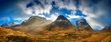 Landscape mountains snowy mountain dual monitors Custom Gaming Mat Desk picture