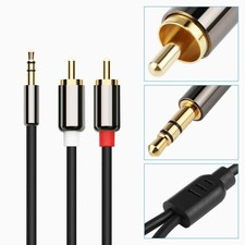 2 AV to 3.5 mm AUX Cable - 3 Meter picture